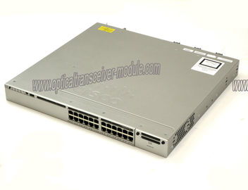 Переключатель локальных сетей гигабита порта переключателя сети ВС-К3850-24П-С локальных сетей Сиско 24