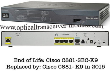 4 порта LAN связали проволокой Cisco аттестация CISCO881/K9 CE маршрутизатора 800 серий