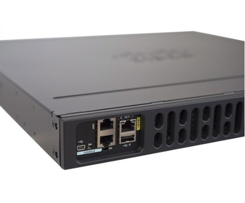 ISR4331/K9 Cisco 4000 Router 100Mbps-300Mbps Система пропускная способность 3 WAN/LAN порты 2 SFP порты многоядерный процессор