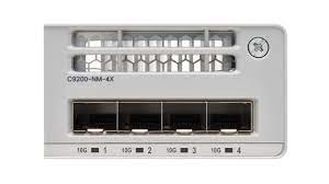 C9200 NM 4X Ethernet сетевая интерфейсная карта Cisco Catalyst 9000 Switch Modules