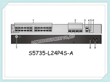 Переключатели сети С5735-Л24П4С-А Хуавай 24 поддержки порта гигабита весь порт нисходящего канала ГЭ