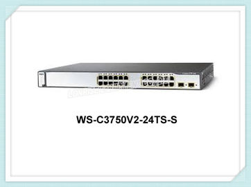 Переключатель локальных сетей переключателя сети ВС-К3750В2-24ТС-С локальных сетей гигабита Сиско оптически