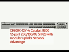 C9300X-12Y-A Catalyst 9300 12 портов 25G/10G/1G SFP28 с модульными подъемными ссылками Network Advantage