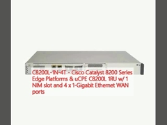 C8200L-1N-4T - Cisco Catalyst 8200 Series Edge Platforms & uCPE C8200L 1RU с 1 слотом NIM и 4 x 1-гигабитными портами Ethernet WAN