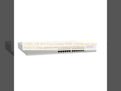 C9300L-24P-4X-E Cisco Catalyst 9300L Switches с фиксированными 4x10G/1G SFP+ подключениями, PoE+, Network Essentials