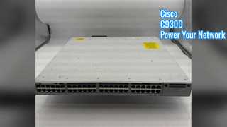 C9300-48P-E, коммутатор Cisco Catalyst 9300, 48x1G PoE+/модульные восходящие каналы/Network Essentials