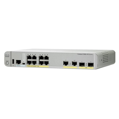 Локальные сети катализатора WS-C3560CX-8PC-S компактные переключают основание 176 Gbit Poe IP