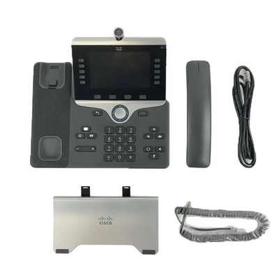 CP-8865-K9 Cisco унифицировало телефонную систему операционной системы связей с гнездом головного телефона и оперативной совместимостью H.323