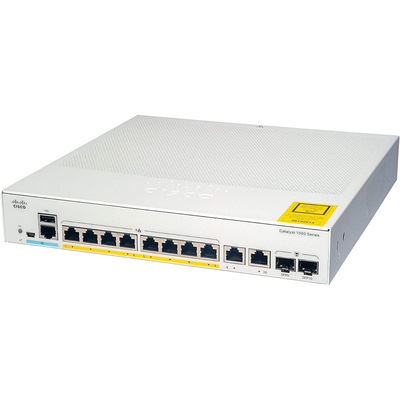 Cisco Catalyst 1000-8T-2G-L сетевой коммутатор, 8 портов Gigabit Ethernet (GbE), 2X 1G SFP/RJ-45 комбо-порты