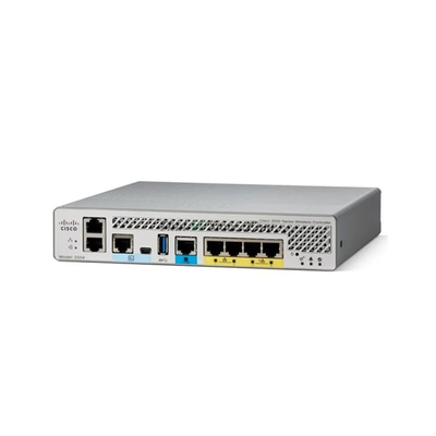 Эффективно зашифрованный беспроводный контроллер Cisco AIR-CT2504-5-K9 с двумя портами и шифрованием WPA2