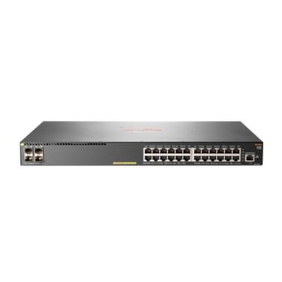 JL255A, коммутатор Aruba 2930F, бюджет 24xGE PoE+/4xSFP+/370 Вт PoE
