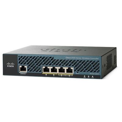 AIR-CT2504-50-K9, беспроводной контроллер Cisco 2500, 50 лицензий AP/4 порта GE/радиочастотное управление