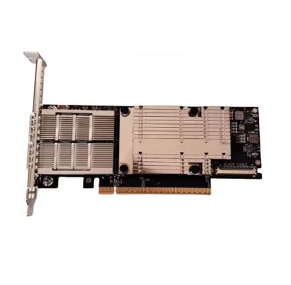 MCX755106AS-HEAT NVIDIA Mellanox ConnectX-7 HHHL Карта адаптера, 200GbE (по умолчанию) / NDR200 IB Двухпортовый QSFP112