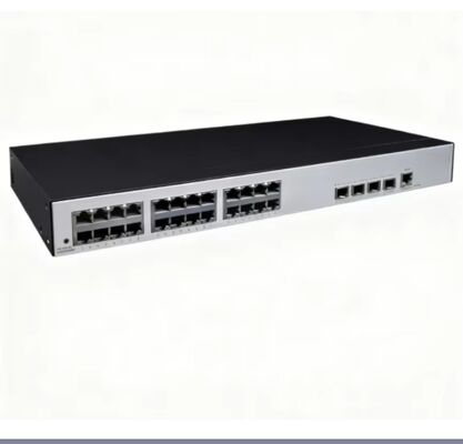 S5735S-L24T4S-A1 (24 порта Ethernet 10/100/1000BASE-T, 4 порта Gigabit SFP, источник питания переменного тока)