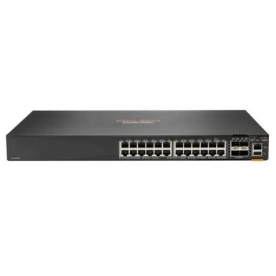 JL725B, коммутатор HPE Aruba 6200F, 24 порта Gigabit/4 порта SFP+/370 Вт PoE