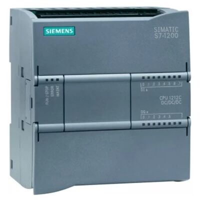 Модуль ПЛК Siemens 6ES7212-1AE40-0XB0 S7-1200 CPU 1212C с 8 цифровыми входами, 6 транзисторными выходами и связью PROFINET