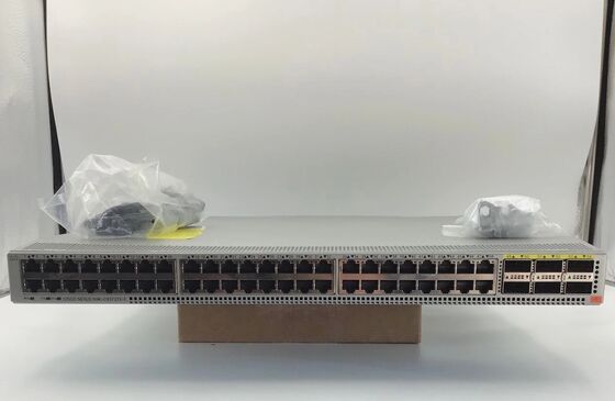 Коммутатор Cisco Nexus 9300 N9K-C9372TX-E с 48 портами 10G Base-T, 6 портами 40G QSFP+ и пропускной способностью 1.44 Тбит/с