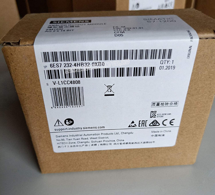 Модуль SM 1232 аналогового выхода 6ES7232-4HB32-0XB0 SIMATIC S7-1200 модуль 6ES7 232-4HB32-0XB0 PLC 2 AO