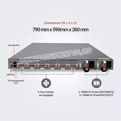 CE6820-48S6CQ-B Huawei CloudEngine 6800 Data Center Switches - это передовое сетевое решение, предназначенное для высокой плотности подключения 10G/100G