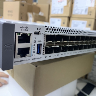 Порт 48 x катализатора 9500 Cisco катализатора 9500 переключателя C9500-48Y4C-A Cisco 1/10/25G + 4 порт 40/100G