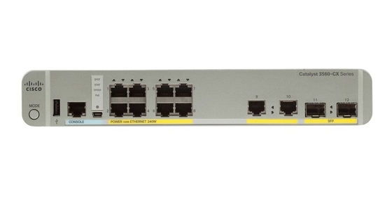 WS-C3560CX-8TC-S 8-портный компактный коммутатор слой 3 - 8 X 10/100/1000 Ethernet порты 2 SFP&amp;2GE Uplinks- База данных IP