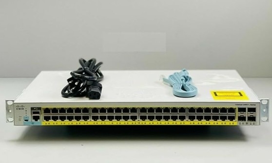 WS-C2960L-48PQ-LL Cisco Catalyst 2960L Switch 48 портов GigE PoE+ 4x10G SFP+ Lan Lite