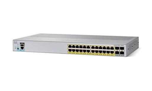 WS-C2960L-24PQ-LL Cisco Catalyst 2960L Switch 24 портов GigE PoE+ 4x10G SFP+ Lan Lite