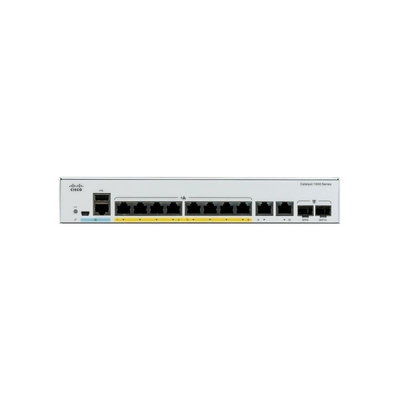 Cisco Catalyst 1000-8T-2G-L сетевой коммутатор, 8 портов Gigabit Ethernet (GbE), 2X 1G SFP/RJ-45 комбо-порты