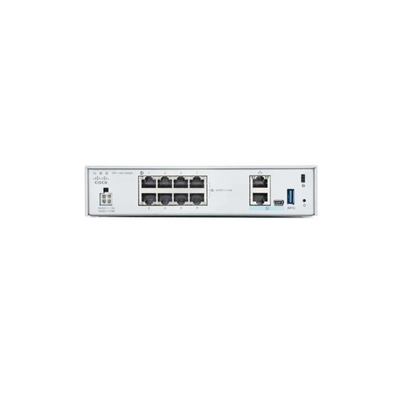 FPR1010-NGFW-K9 Cisco Secure Firewall Firepower 1010 Устройство с программным обеспечением FTD, 8-гигабитные порты Ethernet (GbE)