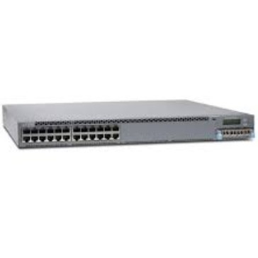 EX3400-24T EX3400 24-порт 10/100/1000BaseT 4 X 1/10G SFP/SFP+ 2 X 40G QSFP+ избыточные вентиляторы Front-To-Back Airflow