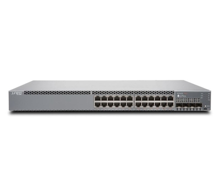 EX3400-24P EX3400 24-порт 10/100/1000BaseT PoE+ 4 X 1/10G SFP/SFP+ 2 X 40G QSFP+ избыточные вентиляторы Front-To-Back Airflow