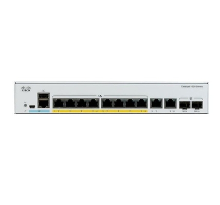 C1000-8FP-2G-L 8x 10/100/1000 Ethernet PoE+ порты и 120W PoE бюджет 2x 1G SFP и RJ-45 комбо подключения