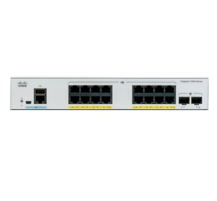 C1000-16T-2G-L Cisco Catalyst 1000 Switch 16x 10/100/1000 Ethernet порты 2x 1G SFP подключения