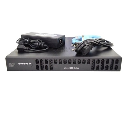 ISR4221-SEC/K9 Cisco ISR 4221 Router 2 WAN/LAN порты 1 SFP порт многоядерный процессор 2 NIM Security Bundle