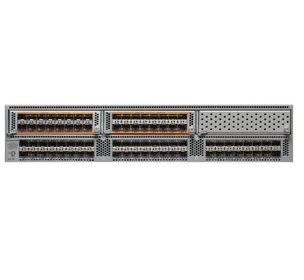 N5K-C5596T-FA - Cisco Nexus 5000 Series Switch Nexus 5596T Шасси 2RU с 2PS/4Fans 32x10GT/16xSFP+ Фиксированные порты N5K-C5596T-FA
