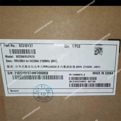 Rru3826 Wcdma 2100mhz (80w) 02310kkq Подходит для телекоммуникационной базовой станции готова к работе