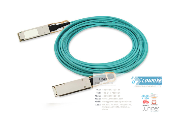 Кабели AOC 02311KNQ QSFP-100G-AOC-10M Активный оптический кабель QSFP28 100G (850nm 10m AOC) готовы к работе