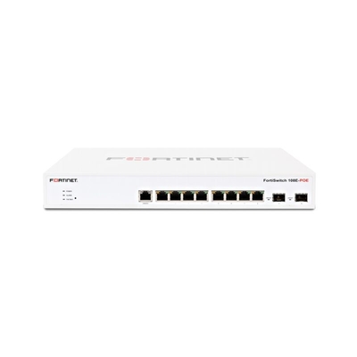 FS-108E-POE Fortinet FortiSwitch серии 100 Layer 2 Контроллер коммутатора FortiGate совместим с коммутатором PoE + с 8 x GE RJ45