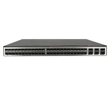 CE6863E-48S6CQ Huawei CloudEngine 6800 48*25G SFP28, 6*100G QSFP28, 2* Электроснабжение переменного тока, выходной/входный воздухозабор в сторону порта