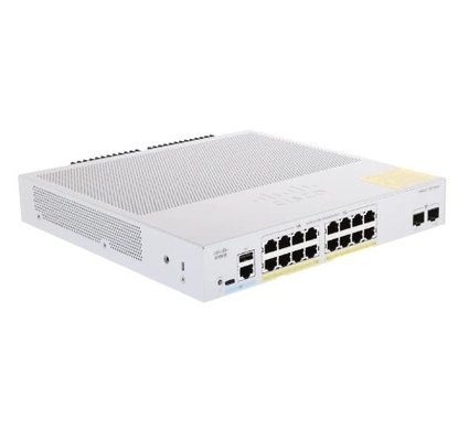 Cisco C1300-16P-2G - Cisco Switches C1300-16P-2G PoE Catalyst 1300 16-порт GE PoE 2x1G SFP