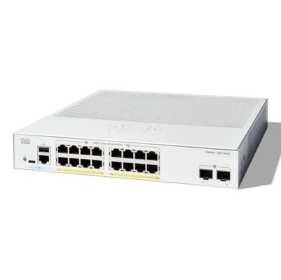 Cisco C1300-16P-2G - Cisco Switches C1300-16P-2G PoE Catalyst 1300 16-порт GE PoE 2x1G SFP