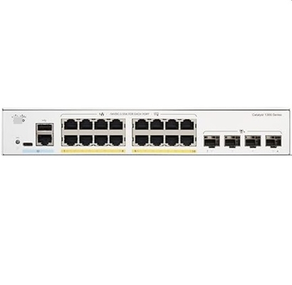 Cisco C1300-16P-4X 16x 10/100/1000 портов Порты PoE+ с энергобюджетом 120 Вт 4x 10 Гигабитные SFP+