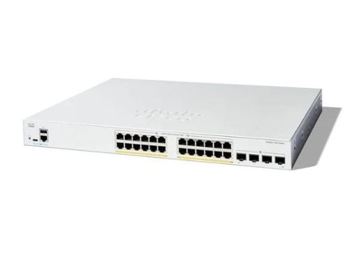 C1300-24FP-4GCisco Switches Cisco Switches 24x 10/100/1000 портов PoE+ с бюджетом мощности 370 Вт