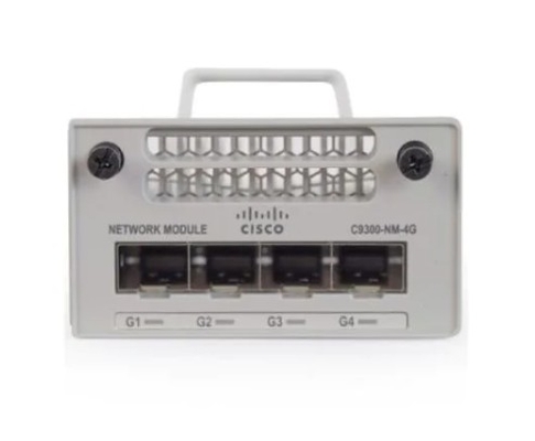 C9300 NM 4G Catalyst 9300 Series Modules & Cards Catalyst 9300 4 x 1GE Сетевой модуль для портов подключения Cisco Catalyst 9300 Series Switches