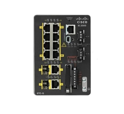 IE-2000-8TC-G-E - Промышленный Ethernet серии 2000 IE2000 с портами 8FE Copper и 2GE Combo (Lan Base) - 1588
