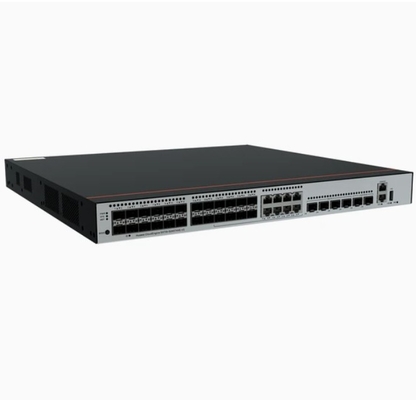 S5735-S24ST4XE-V2 24*GE SFP порты 8 из которых являются двойными 10/100/1000 или SFP 4*10GE SFP+ порты 2*12GE Стойковые порты без модуля питания