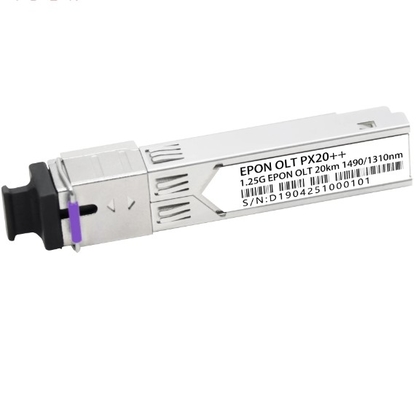 EPON OLT PX20+ 20km Tx 1490nm 1.25G Rx 1310nm 1.25G SFP Форм-фактор SC/UPC Приемник соединителя