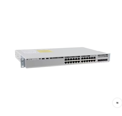 C9200L-24T-4G-E 48-портовый коммутатор Ethernet 10/100/1000 с 4 восходящими каналами 1G, предлагающий расширенное управление сетью и безопасность с функциями Network Essentials