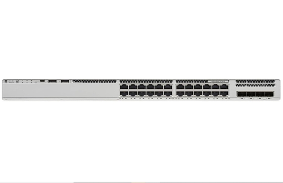 C9200L-24T-4G-E 48-портовый коммутатор Ethernet 10/100/1000 с 4 восходящими каналами 1G, предлагающий расширенное управление сетью и безопасность с функциями Network Essentials