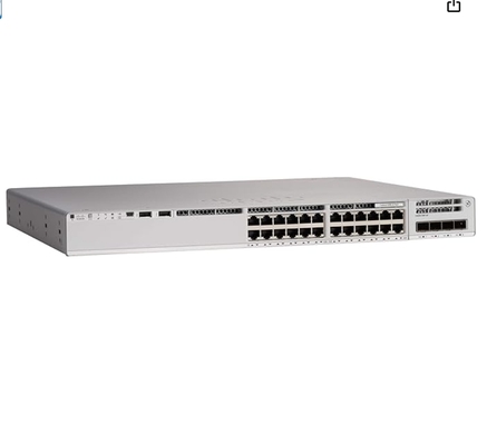 C9200L-24T-4X-E Коммутатор Cisco Catalyst 9200L с 24 портами данных и 4 восходящими каналами 10G, Network Essentials